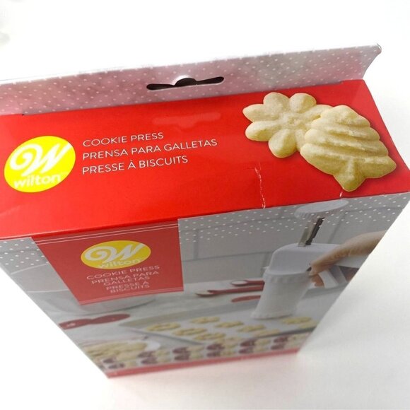 Wilton Cookie Press Set, 13-Piece Kit with Spritz Cookie Press & Discs - Picture 5 of 10